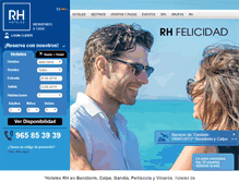 Tablet Screenshot of hotelesrh.com